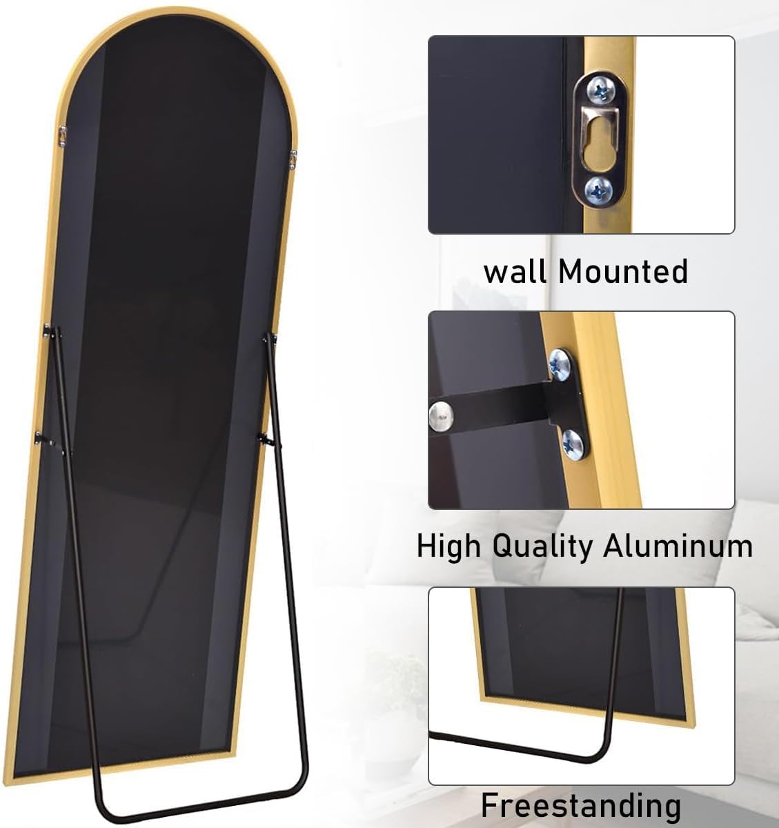 Elegant Standing Mirror 65"x30"